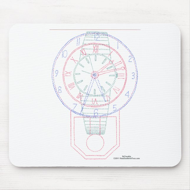 Multiclock Mouse Mat (Front)