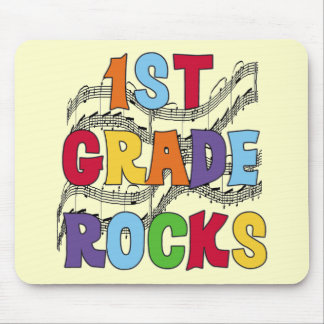 Multicolor 1st Grade Rocks Tshirts and Gifts Mouse Mat