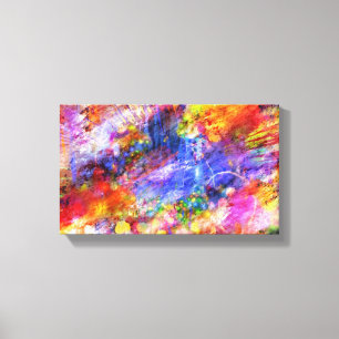 Multicolor Abstract Art Design Canvas Art