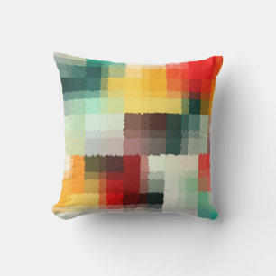 Multicolor Abstract Art Outdoor Cushion