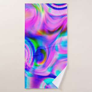 Multicolor abstract background. Colourful pattern. Bath Towel