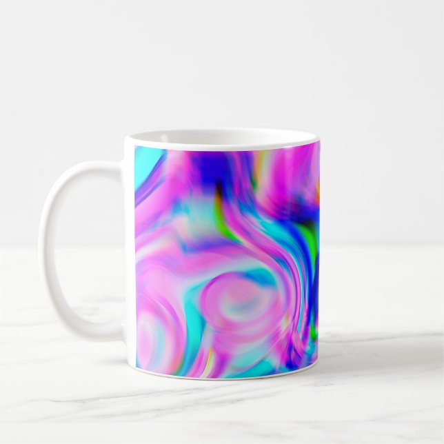 Multicolor abstract background. Colourful pattern. Coffee Mug (Left)