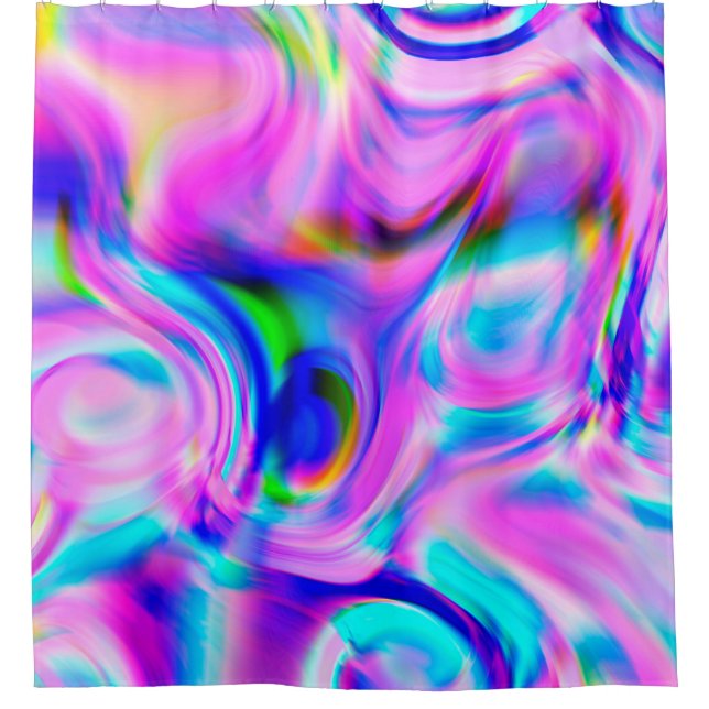 Multicolor abstract background. Colourful pattern. Shower Curtain (Front)