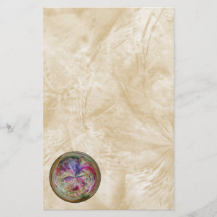 Multicolor Abstract Bubble Mandala Stationery