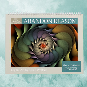 Multicolor Abstract Fractals 2026 Calendar