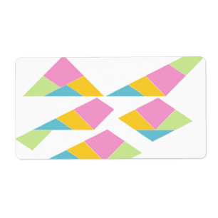 Multicolor abstract on white