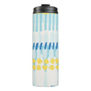 Multicolor Abstract Painted Seamless Background Thermal Tumbler