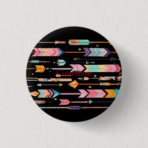 Multicolor Arrow Pattern Thunder_Cove 3 Cm Round Badge