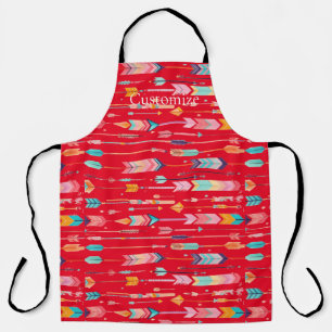 Multicolor Arrow Pattern Thunder_Cove Apron