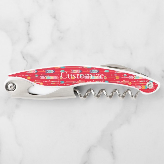 Multicolor Arrow Pattern Thunder_Cove Corkscrew (Front)
