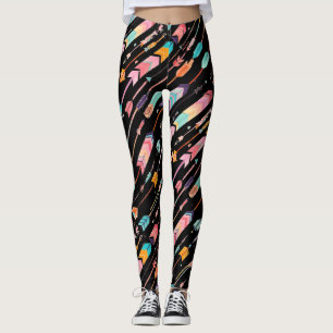 Multicolor Arrow Pattern Thunder_Cove Leggings