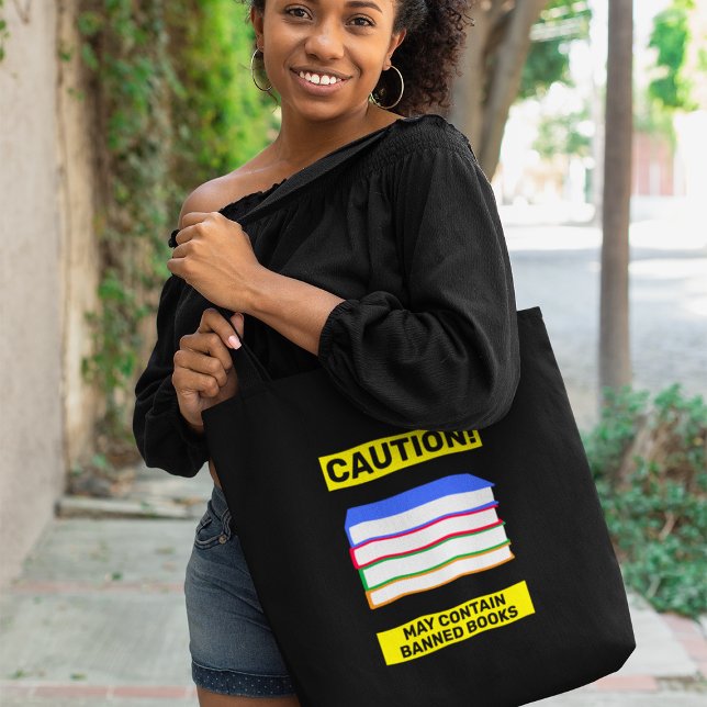 Multicolor Banned Books Tote Bag (Creator Uploaded)