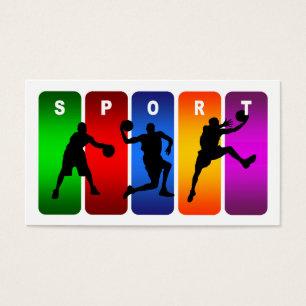 Multicolor Basketball Emblem