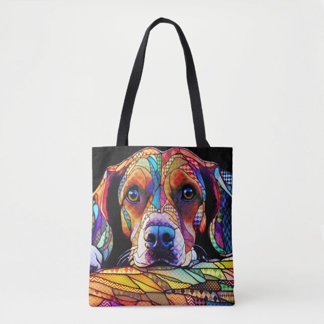 Multicolor Beagle Dog 178 Tote Bag (Front)