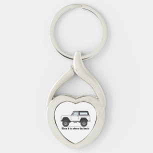 Multicolor Black Top  Key Ring