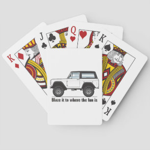 Multicolor Black Top  Playing Cards