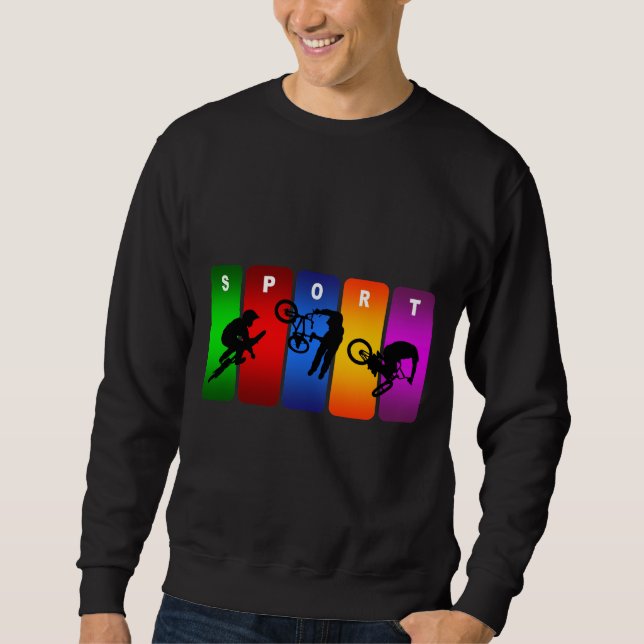 Multicolor BMX Emblem Sweatshirt (Front)