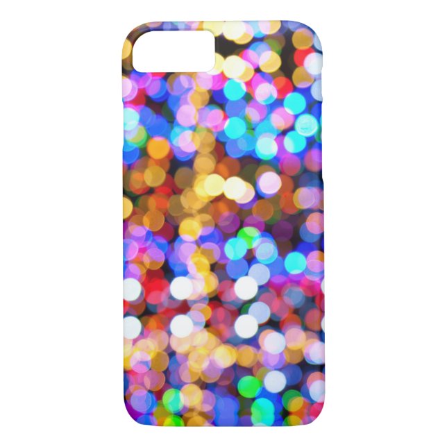 Multicolor Bokeh Case-Mate iPhone Case (Back)