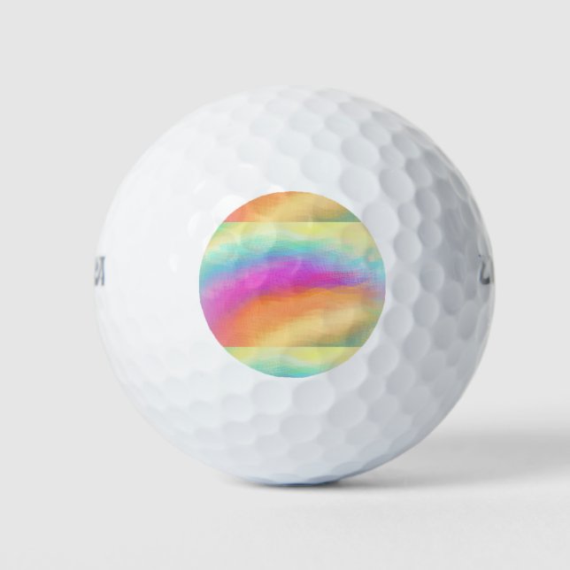Multicolor Bright Golf Ball (Front)