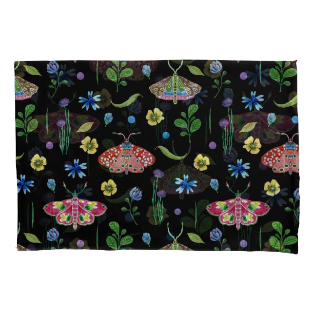 Multicolor Butterflies: Bright Seamless Pattern Pillowcase (Front)