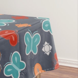 Multicolor Butterfly Tablecloth