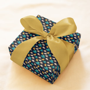 Multicolor Cars Cartoon Wrapping Paper