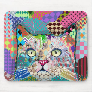 Multicolor cat 671 Patterns Mouse Mat
