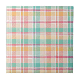 Multicolor Chequered Plaid Tile