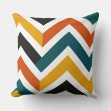 Multicolor Chevron Geometric Pattern