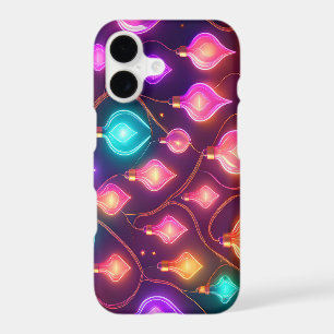 Multicolor Christmas Lights Patterned
