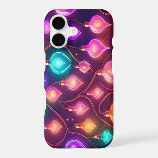 Multicolor Christmas Lights Patterned