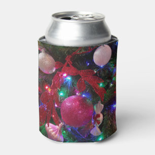 Multicolor Christmas Tree Colourful Holiday Can Cooler
