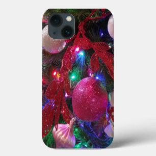 Multicolor Christmas Tree Colourful Holiday iPhone 13 Case