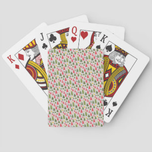 Multicolor Christmas Tree Playing Cards