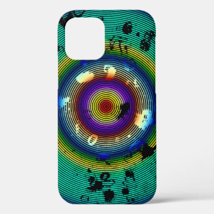 Multicolor Circled Pattern iPhone 12 Case
