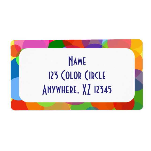 Multicolor Circles & Dots (Front)