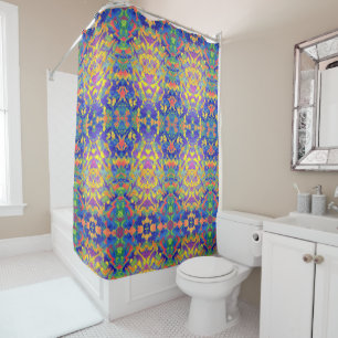 MULTICOLOR CORTINA DE BANO SHOWER CURTAIN