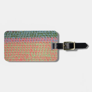 Multicolor Crochet Luggage Tag