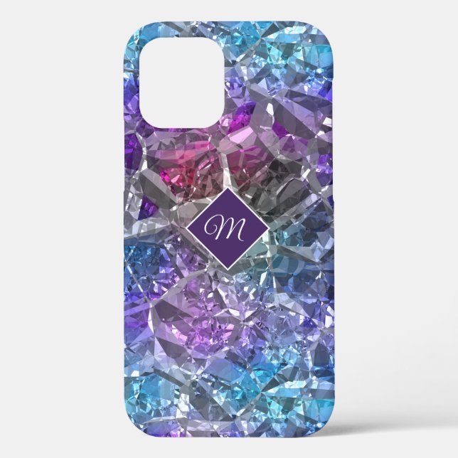 Multicolor Crystal Case-Mate iPhone Case (Back)