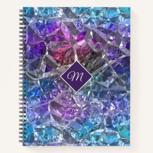 Multicolor Crystal Notebook