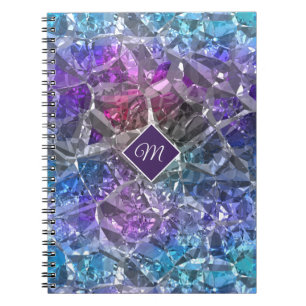 Multicolor Crystal Photo Notebook