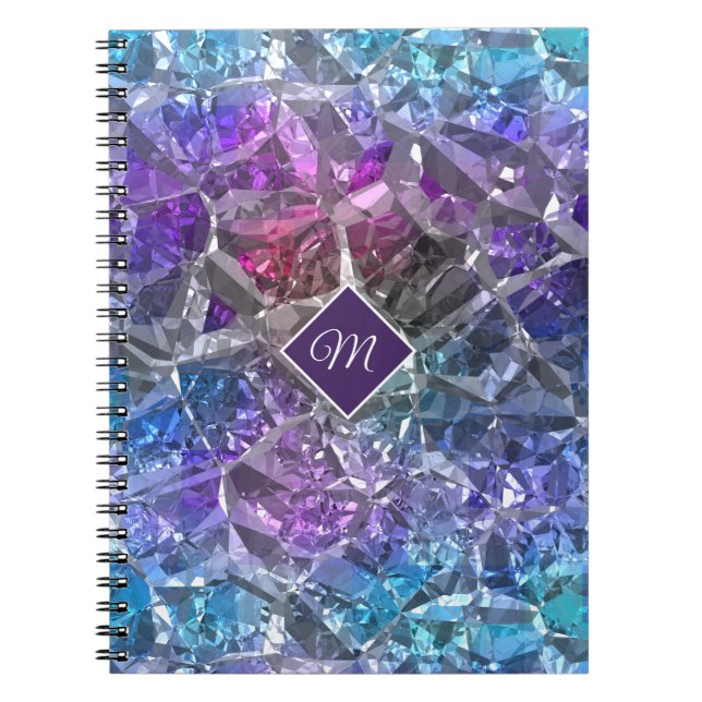 Multicolor Crystal Photo Notebook (Front)