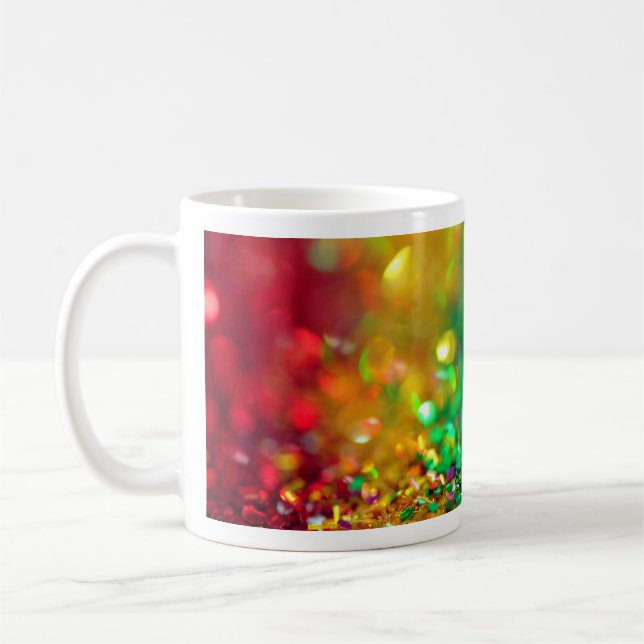 multicolor designed mug (Left)