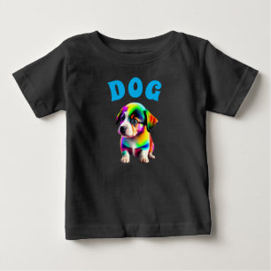 Multicolor dog t-shirt