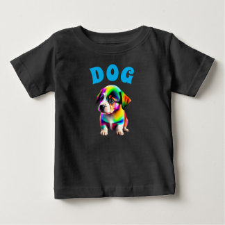 Multicolor dog t-shirt