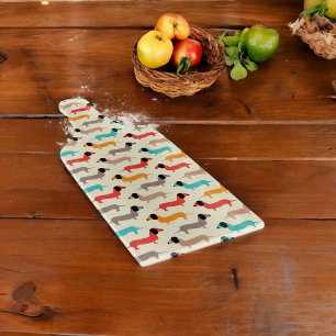 Multicolor Dogs Pattern Cutting Board