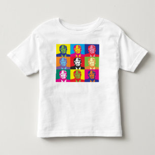 Multicolor Donald Trump Toddler T-Shirt