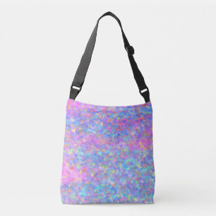 Multicolor Dot Art Crossbody Bag
