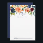 Multicolor Elegant Floral Wedding Advice Card<br><div class="desc">This multicolor elegant floral wedding advice card is perfect for a modern wedding. The design features neatly hand-drawn bouquets of pink, blush, yellow, burgundy, red, indigo flowers and green foliage, inspiring natural beauty. These cards are perfect for a wedding, bridal shower, baby shower, graduation party & more. Personalise the cards...</div>