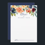 Multicolor Elegant Floral Wedding Advice Card<br><div class="desc">This multicolor elegant floral wedding advice card is perfect for a modern wedding. The design features neatly hand-drawn bouquets of pink, blush, yellow, burgundy, red, indigo flowers and green foliage, inspiring natural beauty. These cards are perfect for a wedding, bridal shower, baby shower, graduation party & more. Personalise the cards...</div>